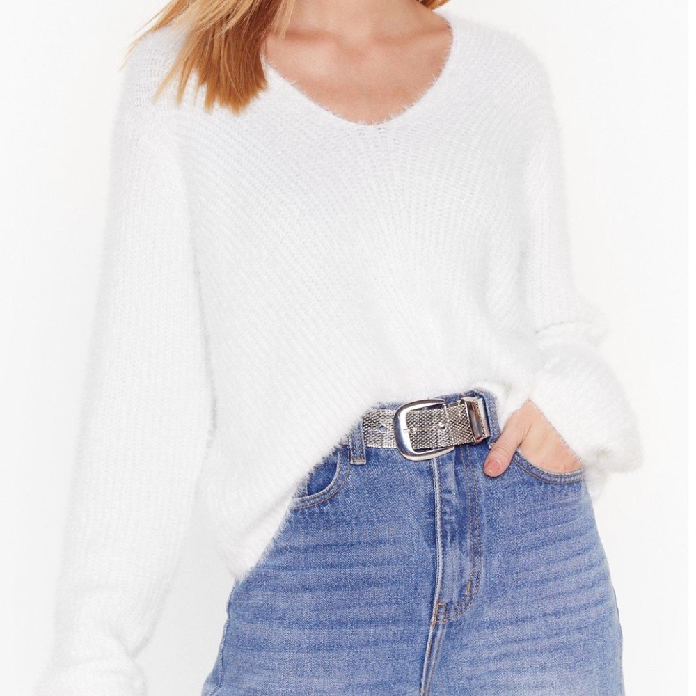 Fluffy sweater